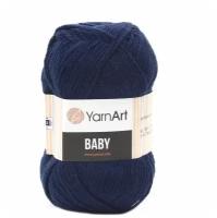 Пряжа для вязания YarnArt 'Baby' 50гр 150м (100% акрил) (583 т. синий), 5 мотков