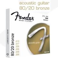 Cтруны для акустической гитары FENDER STRINGS NEW ACOUSTIC 70XL 80/20 BRNZ BALL END 10-48