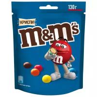 M&M's Криспи драже с хрустящим центром, 130 г, пакет