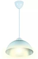 Декоративный подвесной светильник Пэрсо с креплением на планку без ламп, Е27, 40Вт, IP20, 220В, бело-серебристый