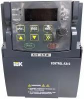 Преобразователь частоты IEK CONTROL-A310 380В, 3Ф 0,75кВт 2,3A