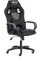 Кресло DRIVER (22) TetChair кож/зам/ткань, черный/серый, 36-6/TW-12