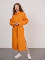 Платье Модный Дом Виктории Тишиной, размер L(50-52), оранжевый