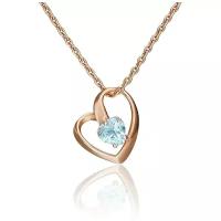 PLATINA jewelry Подвеска из красного золота с топазом 03-3047-00-201-1110-57