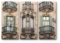 Модульная картина Фасад Дома Кальвета, Барселона60x43