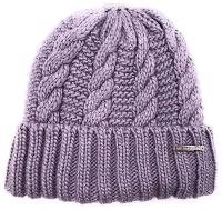 Шапка Michael Kors лавандовая Women`s Cable Knit Fleece Winter Beanie Hat MSRP