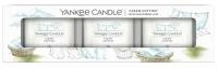 Подарочный набор из 3 свечей Yankee Candle Votive Clean Cotton