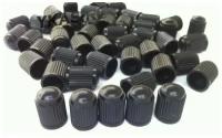 Колпачки для шин пластиковые черные (100шт)