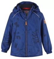 Куртка Reima демисезонная, светоотражающие элементы, мембрана, водонепроницаемость, капюшон, карманы, подкладка