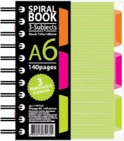 Attache SELECTION Бизнес-тетрадь Spiral Book A6, клетка, отсутствует, 140 л., 1 шт., салатовый