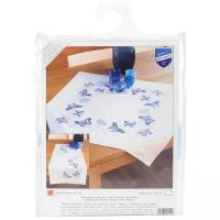 Vervaco Набор для вышивания Синие бабочки 80 x 80 см (0145088-PN)
