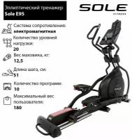 Эллиптический тренажер Sole E95 (2023)