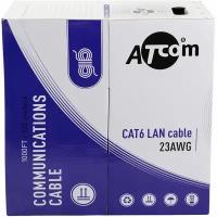 Витая пара ATCom FTP cat 6 (CCA, 0.5 мм, 305 м) экран, бухта