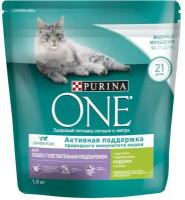 Корм для кошек с чувствительным пищеварением сухой индейка-рис Purina One 1,5кг