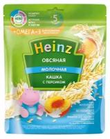 Каша Heinz овсяная с молоком и персиком с 5 месяцев, 200г