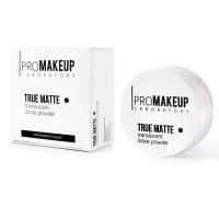 TRUE MATTE финишная прозрачная пудра, PROMAKEUP laboratory