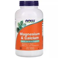 Magnesium & Calcium, Магний и Кальций 250 таблеток