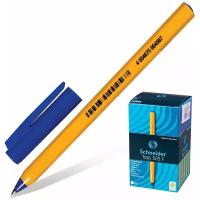 Ручка шариковая SCHNEIDER (Германия) “Tops 505 F“, синяя, корпус желтый, узел 0,8 мм, линия письма 0,4 мм, 150503