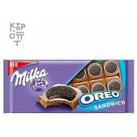 Шоколад молочный Oreo Sandwich, Milka, 92гр