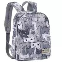 Рюкзак женский сумка женская для девочки детей и взрослых для школы городской для подростка Rotekors Rittlekors Gear 5682 светло-серый