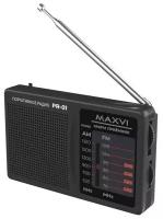 Радиоприемник Maxvi PR-01, FM 76-108 МГц, AM 525-1600 КГц, серый