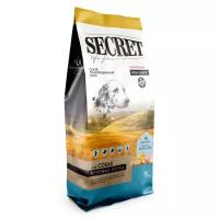 Сухой корм для собак Secret for Pets курица, с цельными злаками (для крупных пород)