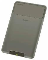 Карман на телефон чехол для карт кардхолдер Baseus Back Stick Silicone Card серый
