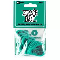 Медиатор Ernie Ball Everlast 2,0 мм 9196 бирюзовый 12