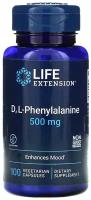 Аминокислота D, L-Фенилаланин LIFE EXTENSION D, L-Phenylalanine 500 mg 100 капсул