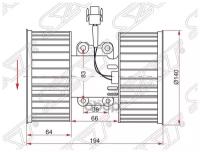 Мотор Отопителя Салона Bmw 3-Series E46 99-05 Sat арт. ST-64118372797