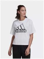 Футболка Adidas для женщин, размер S белый