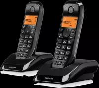 Радиотелефон Motorola Solutions Motorola DECT S12 DUO, чёрный