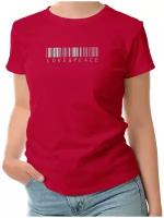 Женская футболка «Штрих-код»