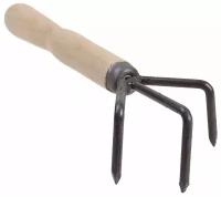 Рыхлитель длина 24 см 3 зубца деревянная ручка Р-3-1 м