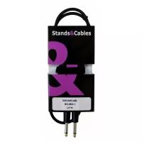 Stands Cables Gc-003-1 - кабель распаянный инструментальный Jack-jack,1 м. разъемы позолоченные, разборные