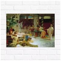 Постер Римские бани Семирадский, бумага
