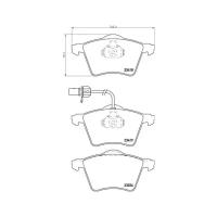 Колодки Передние С Противошумной Пластиной Q+ Ford Seat Volkswagen Textar 2341801 Textar арт. 2341801