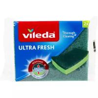 Губка с антибактериальным эффектом Vileda Ultra Fresh