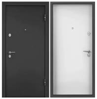 Дверь входная Torex для квартиры Terminal-B 950х2050, правый, тепло-шумоизоляция, антикоррозийная защита, замки 3-го класса защиты, черный/белый