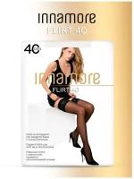 Иннаморе (Innamore). Чулки Flirt 40 (aut) bianco 3/4-M/L