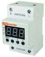 Реле напряжения 1ф РН 2 40А-220В (LED-дисплей) TDM