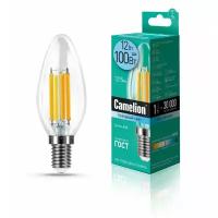 Эл. лампа светодиодная LED 12-C35-FL/845/E14 (12Вт=100Вт 1115Lm 220В) Camelion