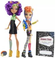 Набор куклы Монстер Хай сёстры оборотни: Клодин и Хоулин бейсик, Monster High Basic Werewolf Sisters: Clawdeen + Howleen