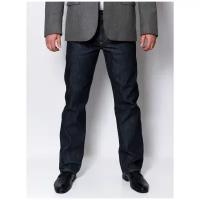 Мужские джинсы классика серого-синего цвета, размер 32/32