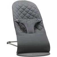 Шезлонг BabyBjorn Bliss Cotton, Classic Quilt, антрацитовый