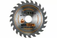 Novocraft Диск пильный пo дереву Fox 110x1,2x20/16 мм, 24 зуба, уп. 1 шт. TCT110242016