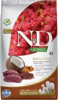 Farmina N&D Dog Grain Free Quinoa Skin&Coat корм для собак для кожи и шерсти Оленина, 2,5 кг