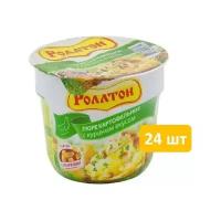 Роллтон Пюре Стакан, Курица, 40г по 24шт