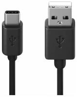 Кабель Red Line USB-Type-C 1.5А черный (мягкий футляр)