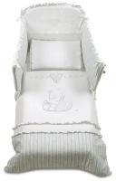 Комплект постельного белья для кроватки Italbaby Love белый 100.0040-5